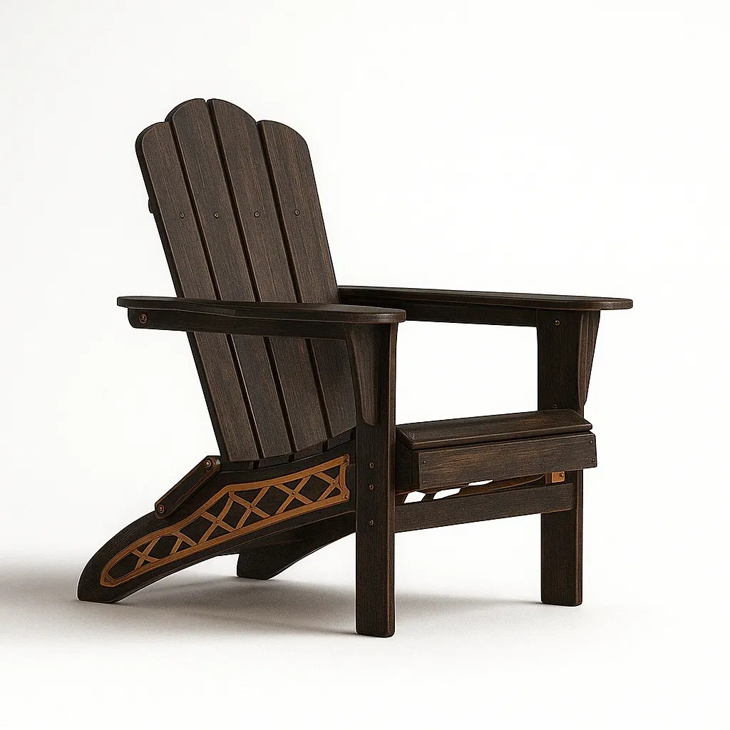 Sedia Adirondack in legno massello,90x76x90 cm-granddecora