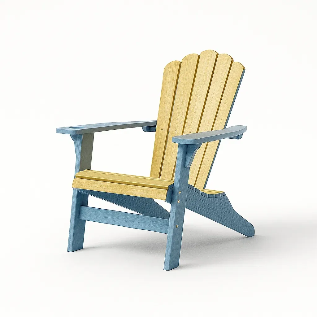 Sedia Adirondack in legno composito-granddecora