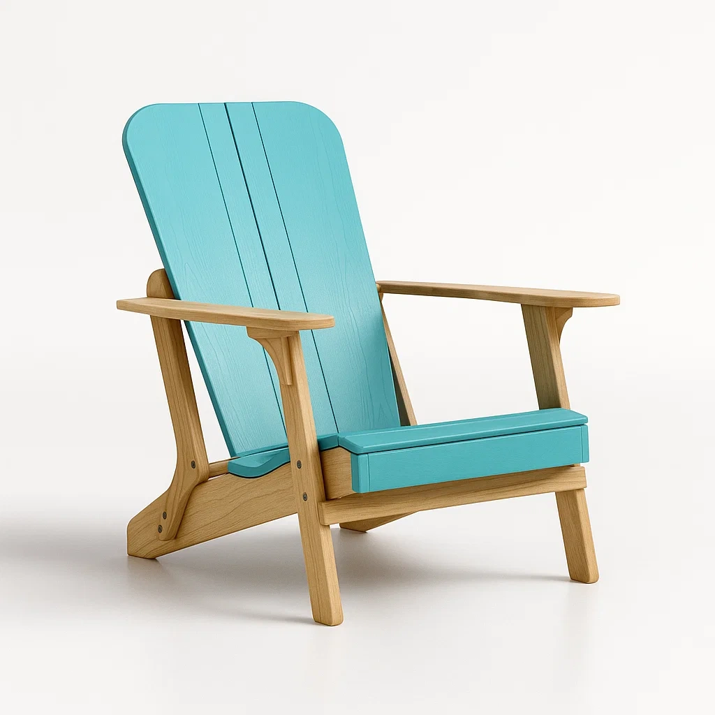 Sedia Adirondack in legno massello,90x75x85 cm-granddecora