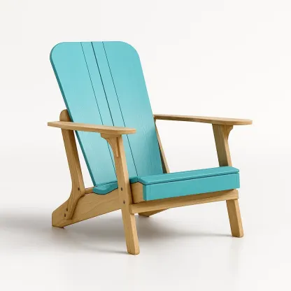 Sedia Adirondack in legno massello,90x75x85 cm-granddecora