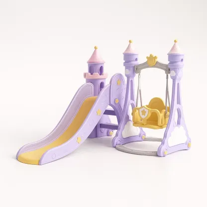 Set scivolo per bambini in plastica PP con altalena-granddecora