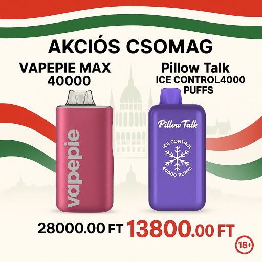 Duo Ice Tech Csomag – 2× 40000 PUFFS