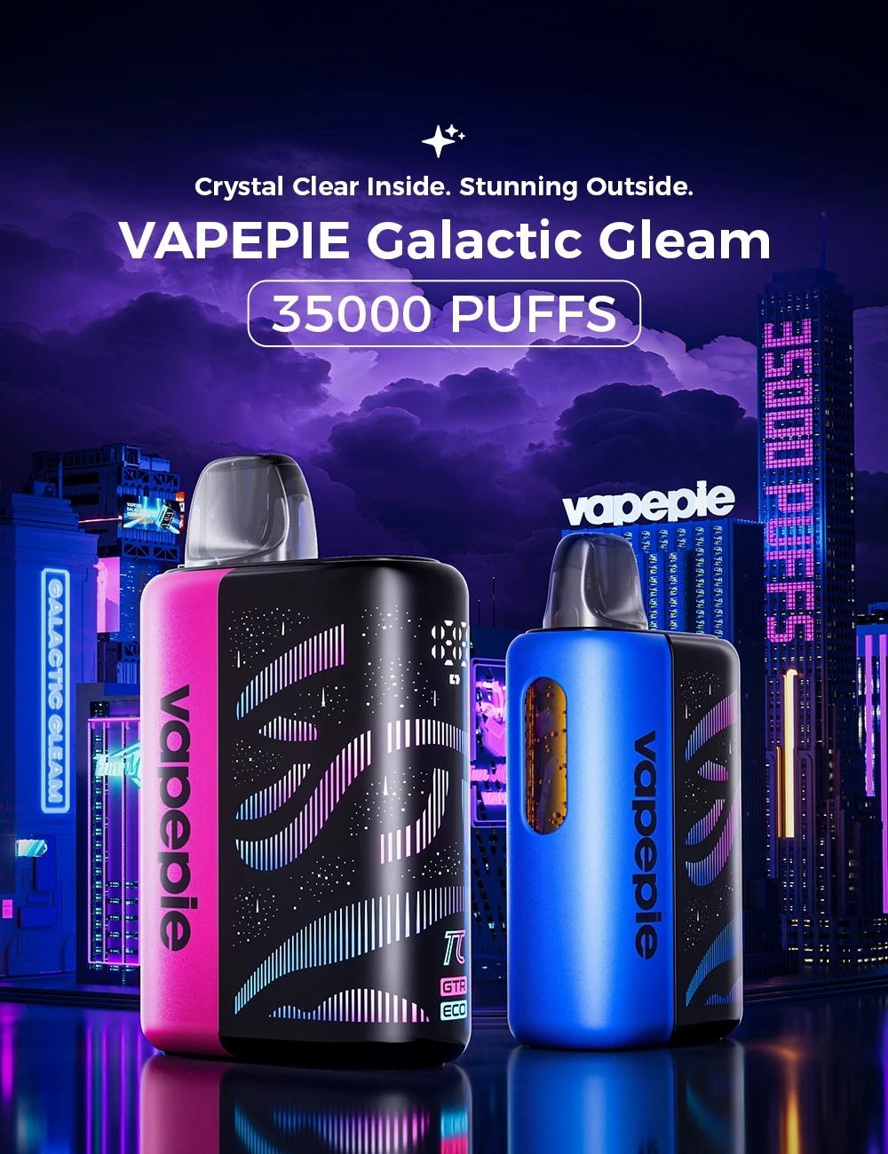 SOUR MANGO PINEAPPLE-VAPEPIE Galactic Gleam 35000 PUFFS
