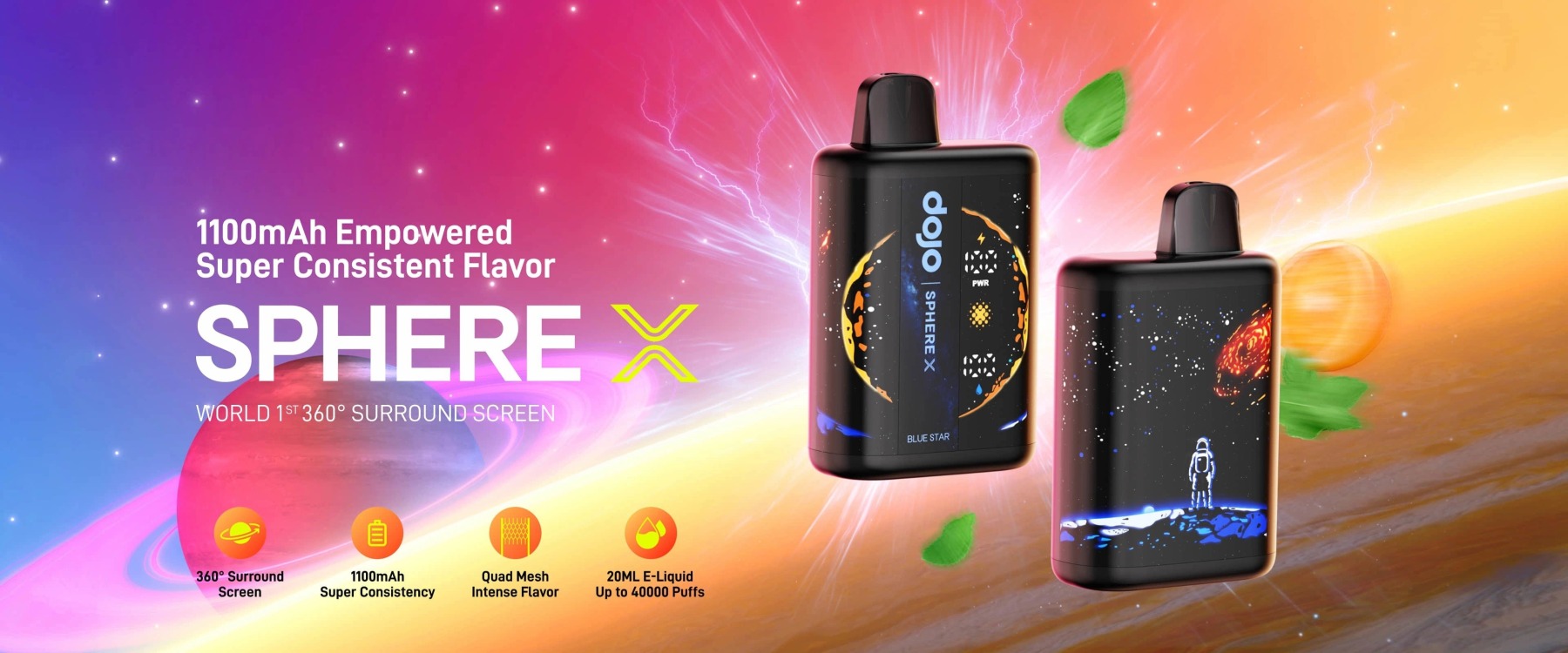 ⚡Villámakció –Dojo Sphere X 40000 Puffs