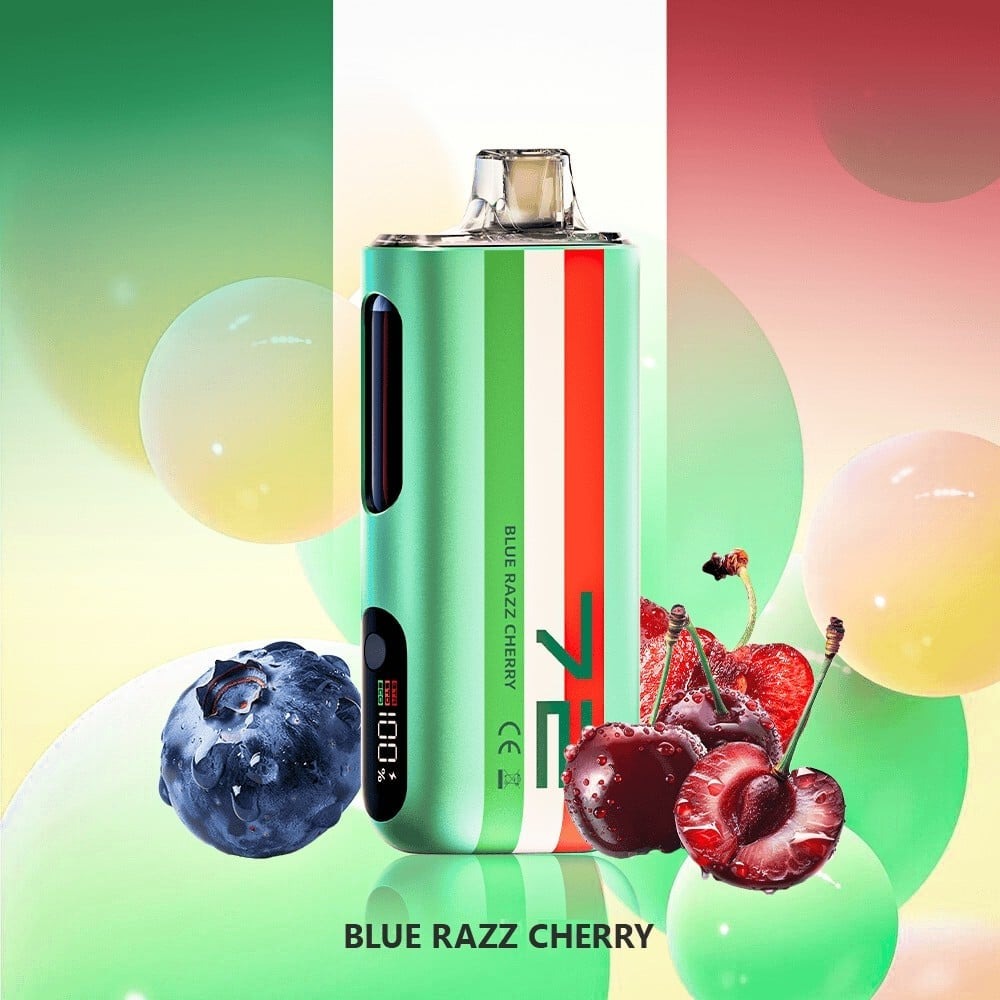 Magyar zászlós kiadás – Blue Razz Cherry íz– Vapepie 40 000 slukk