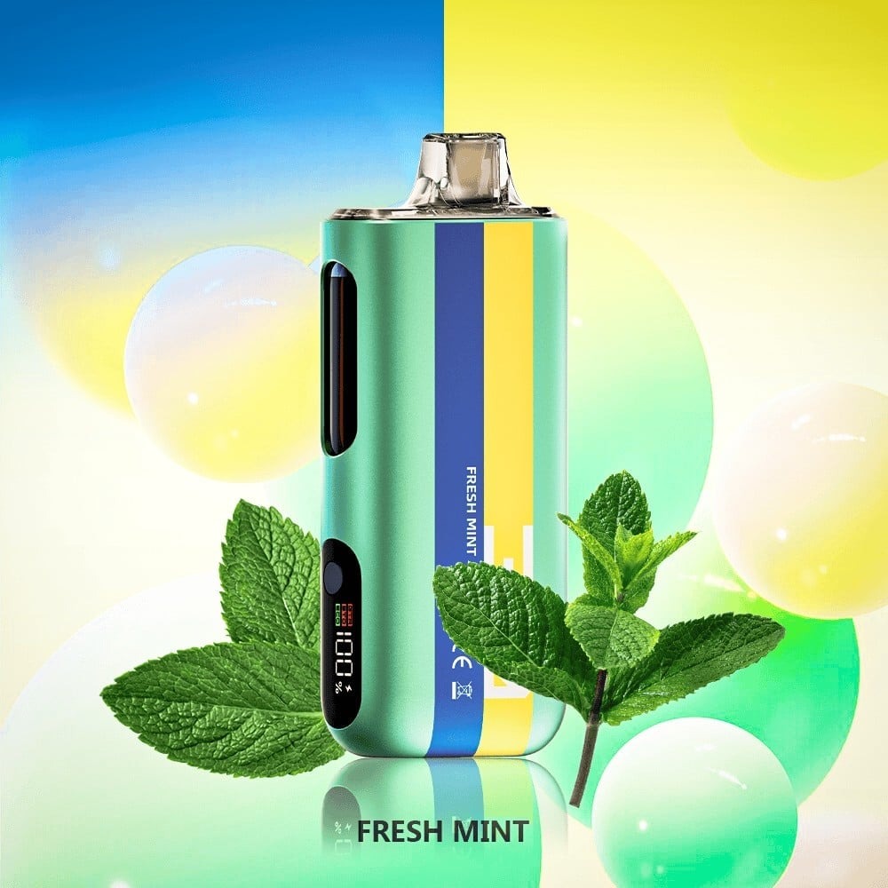 Ukrán zászlós kiadás – Fresh Mint íz—Vapepie 40 000 slukk