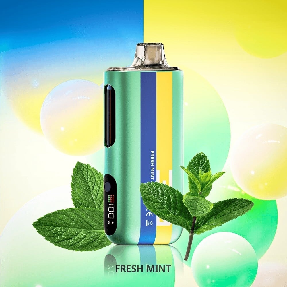 Ukrán zászlós kiadás – Fresh Mint íz—Vapepie 40 000 slukk