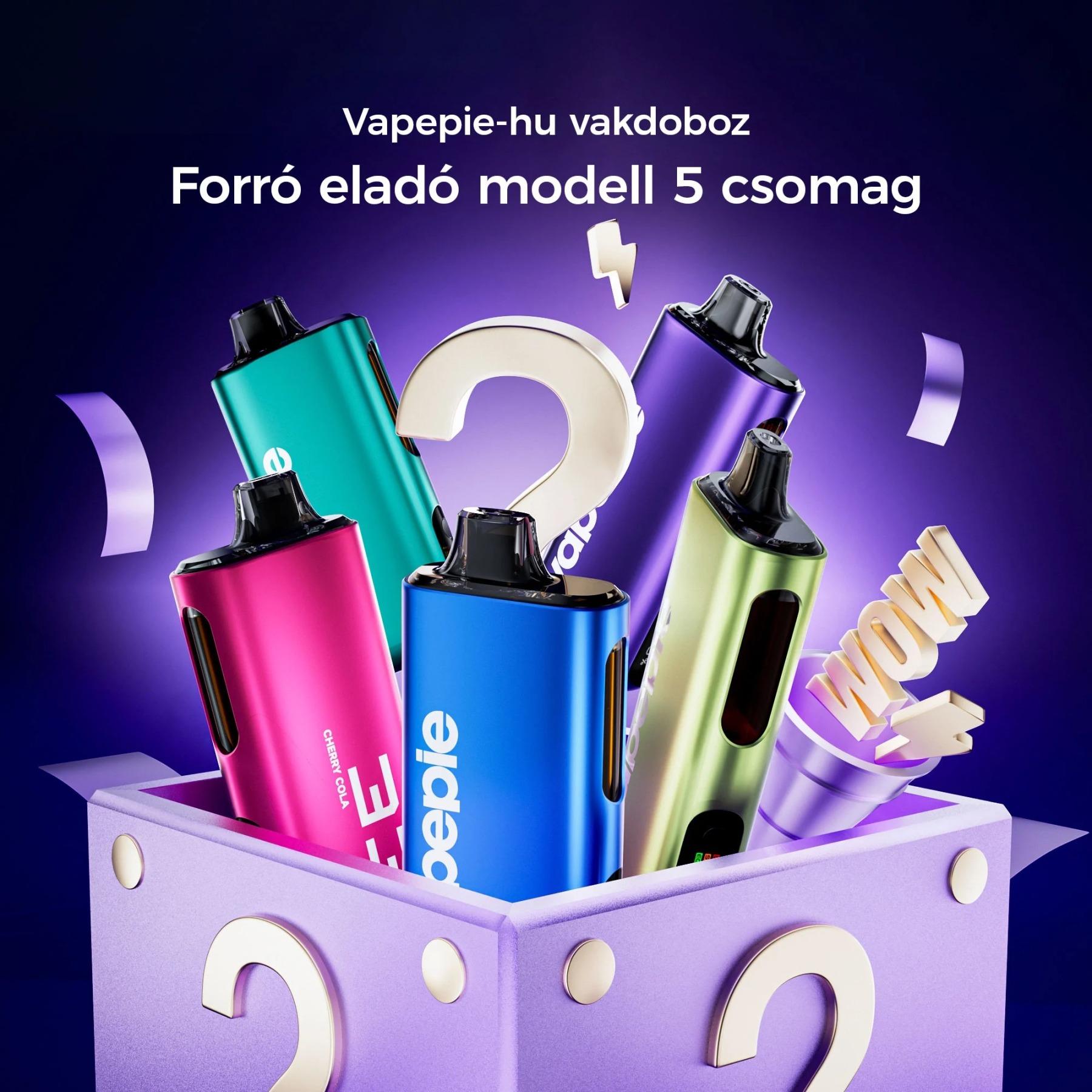 VAPEPIE Max 40000 PUFFS – Minden ízben