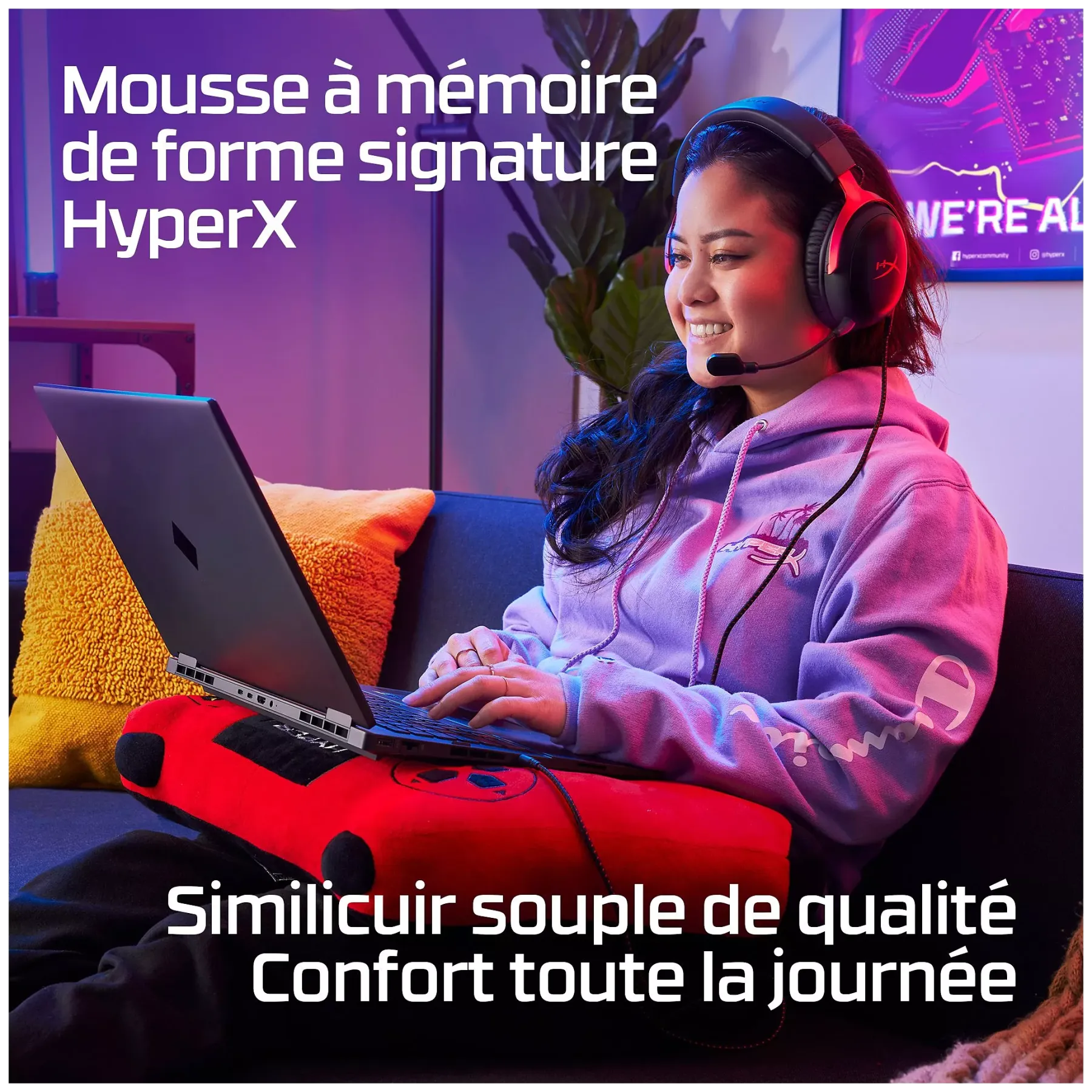Casque gamer HYPERX Cloud III BLK-ED GAM HS