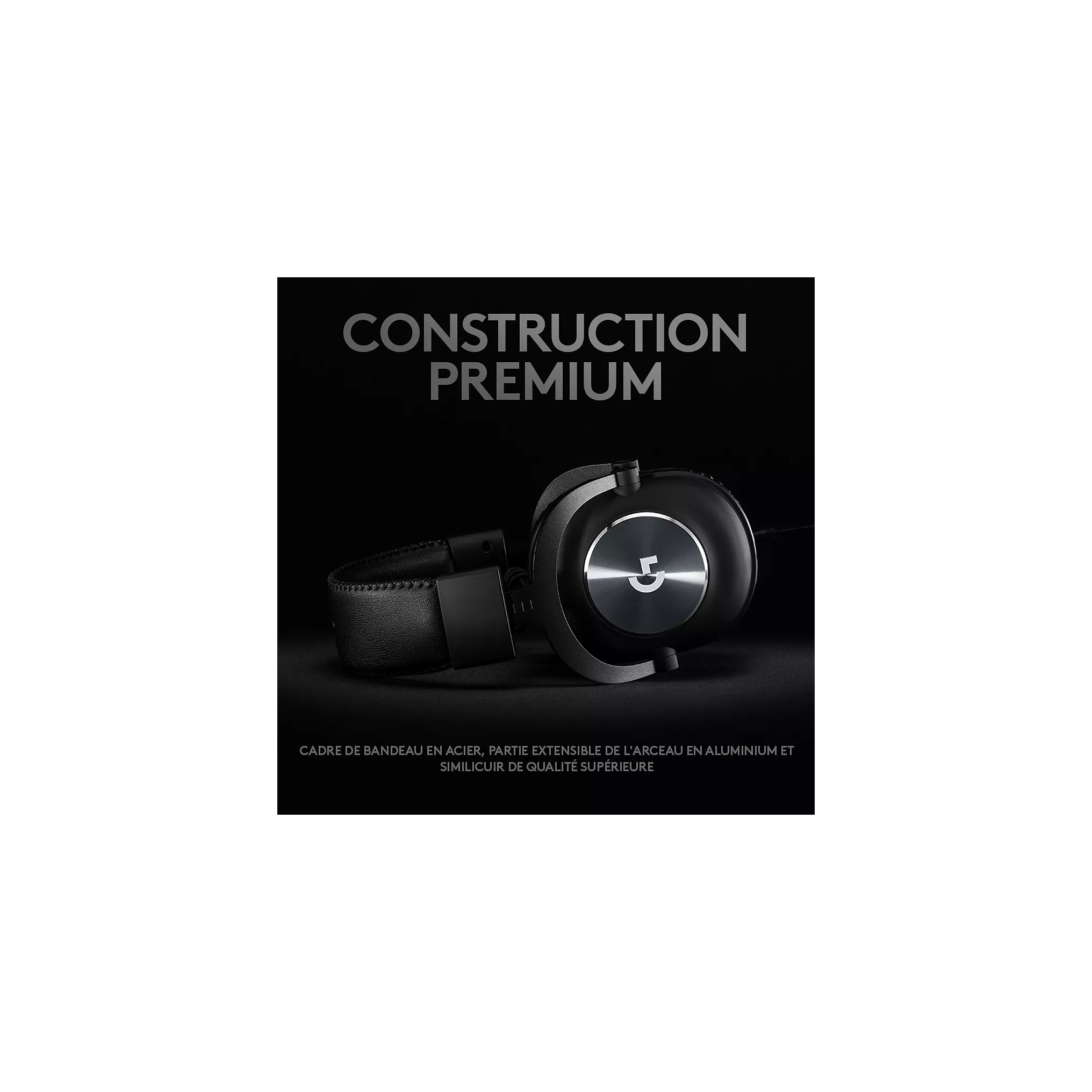 Casque gamer LOGITECH G PRO X GAMING Casque + Support