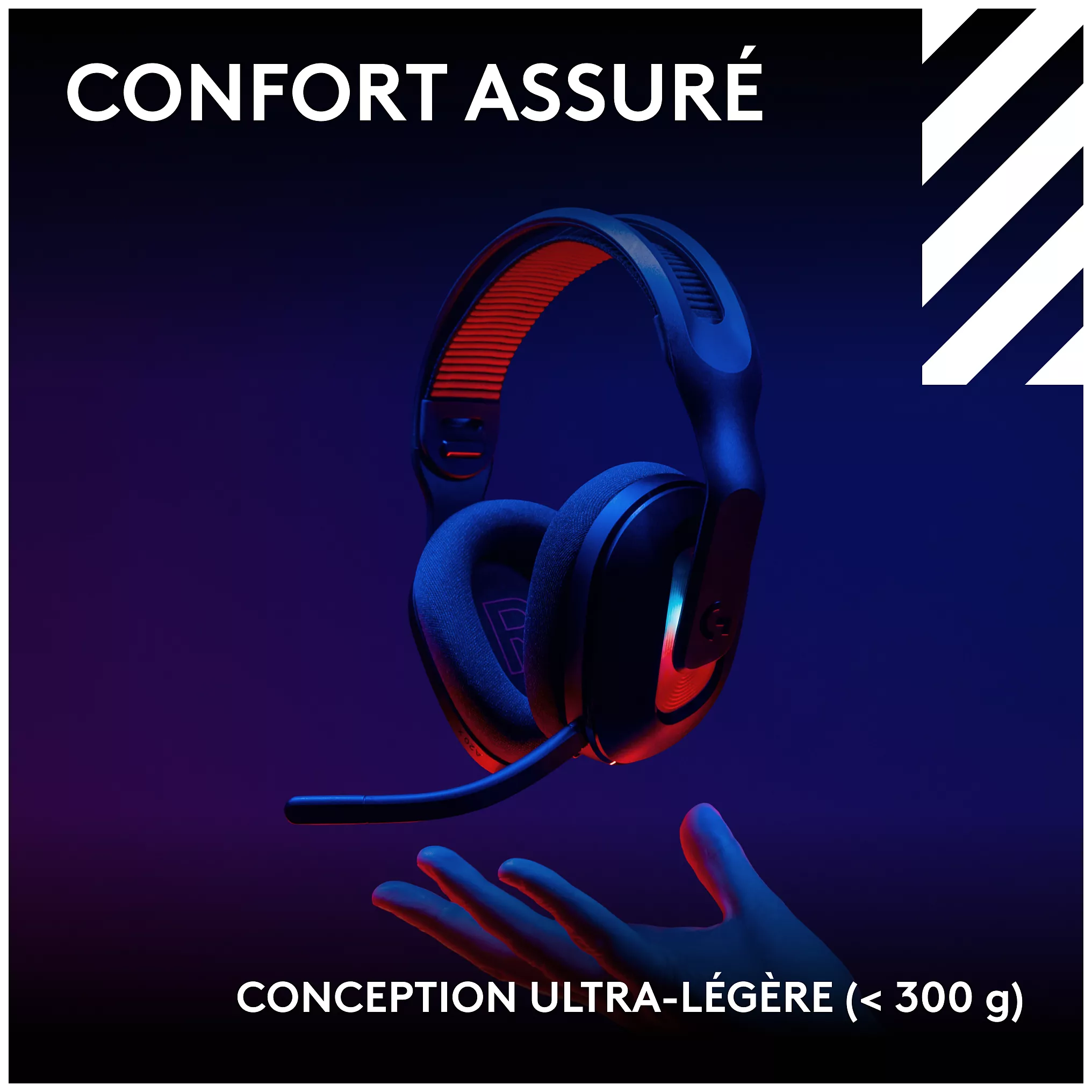 Casque gamer LOGITECH A20X Noir + base