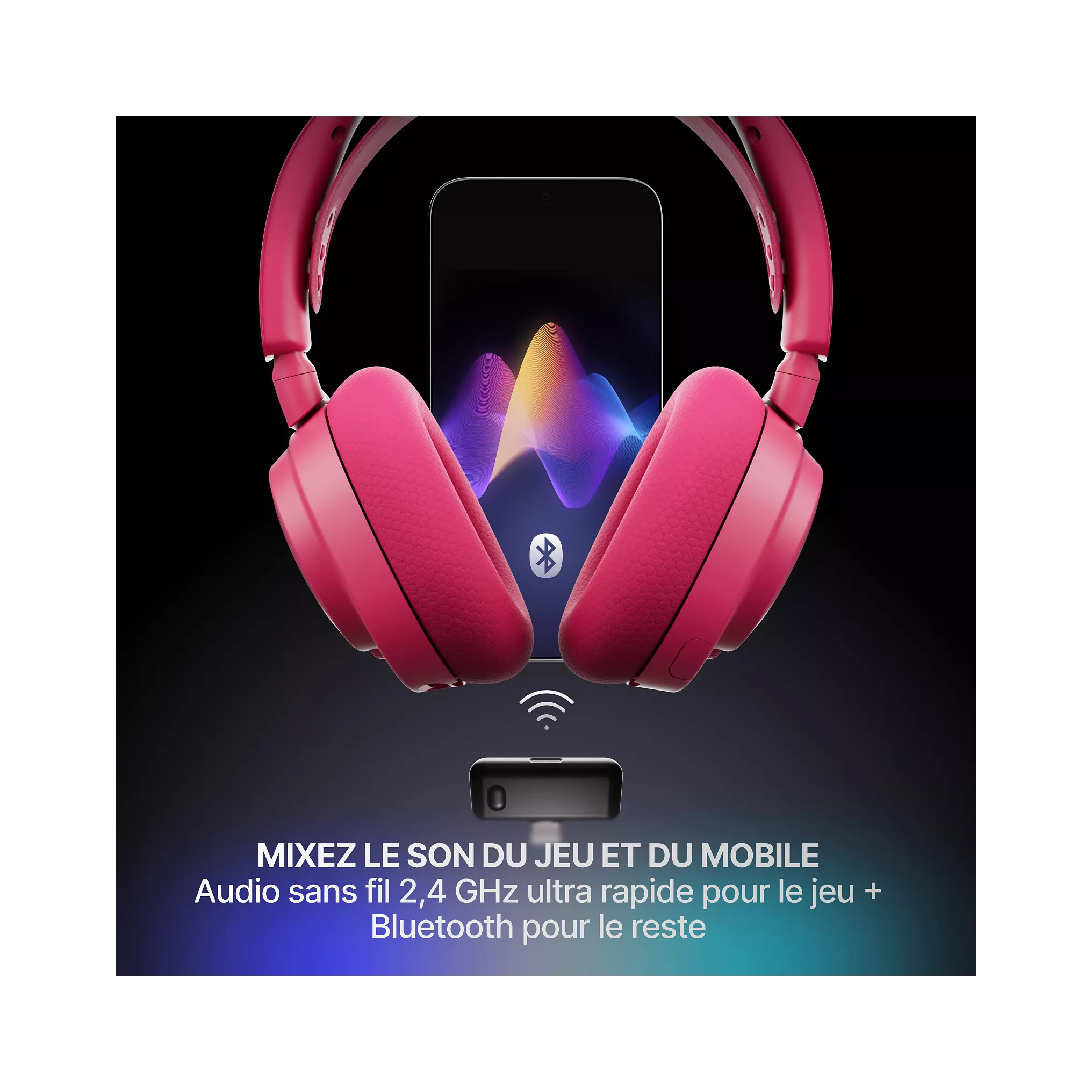 Casque gamer STEELSERIES Arctis Nova 7 Gen 2 Magenta