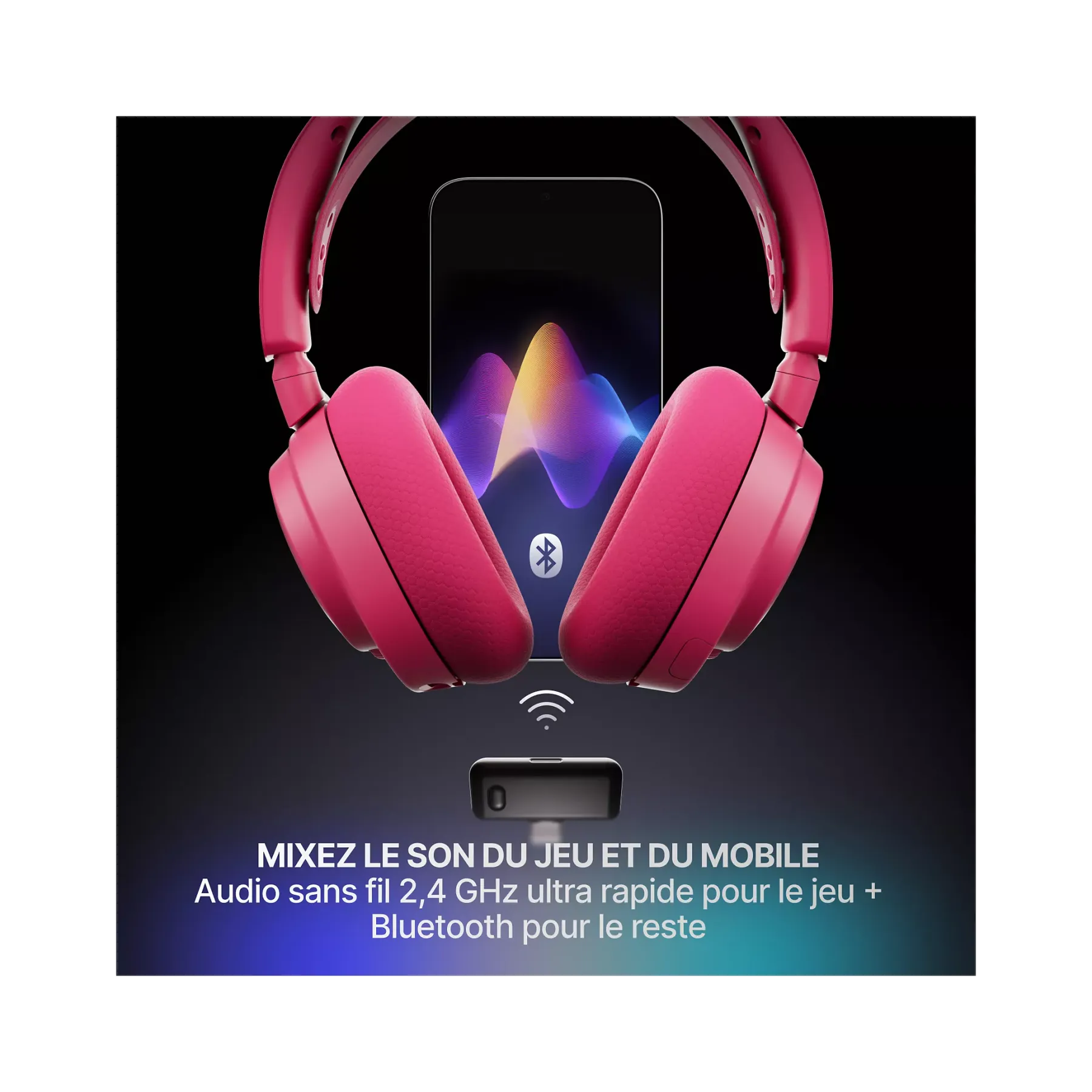 Casque gamer STEELSERIES Arctis Nova 7 Gen 2 Magenta