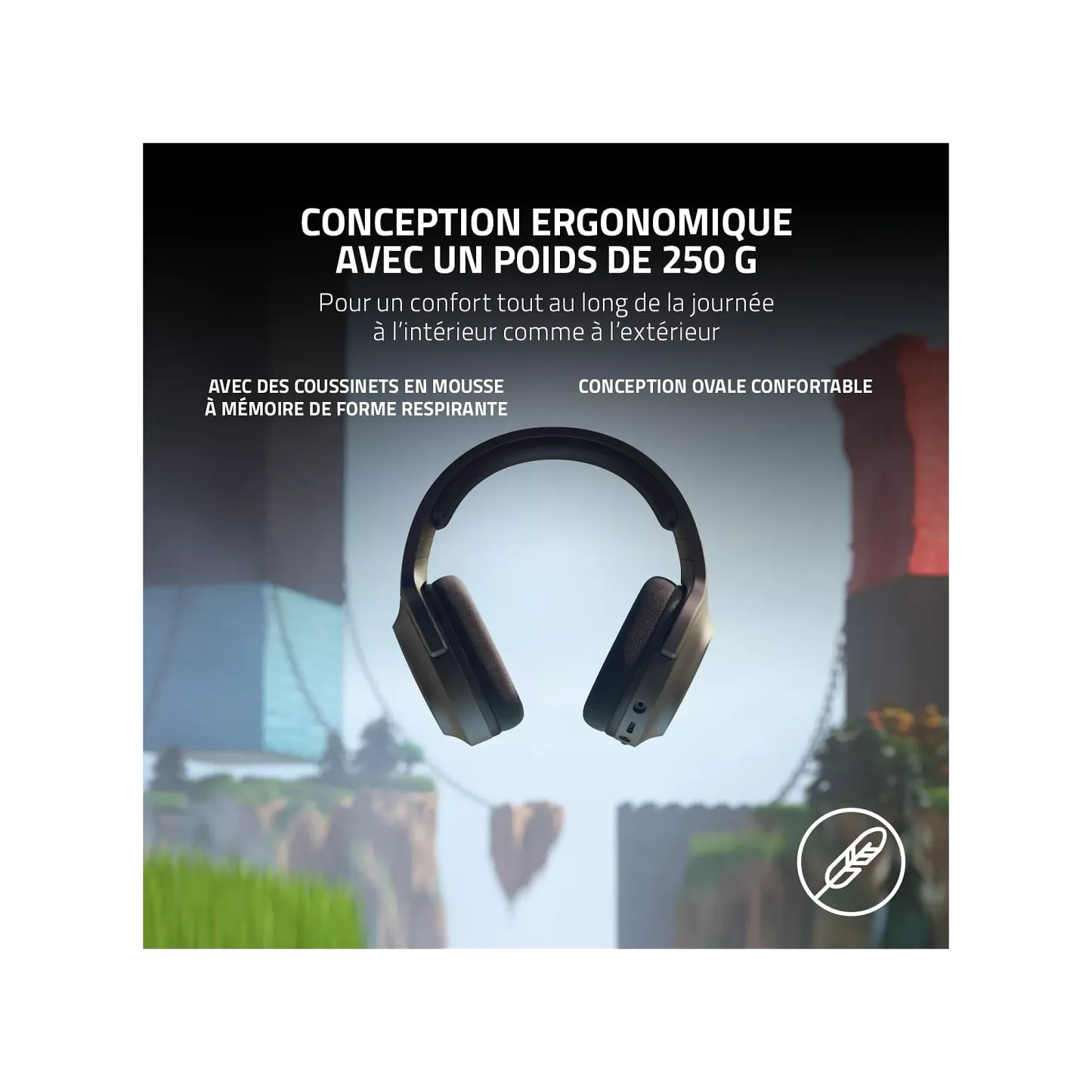 RAZER Casque gamer RAZER Barracuda X Noir