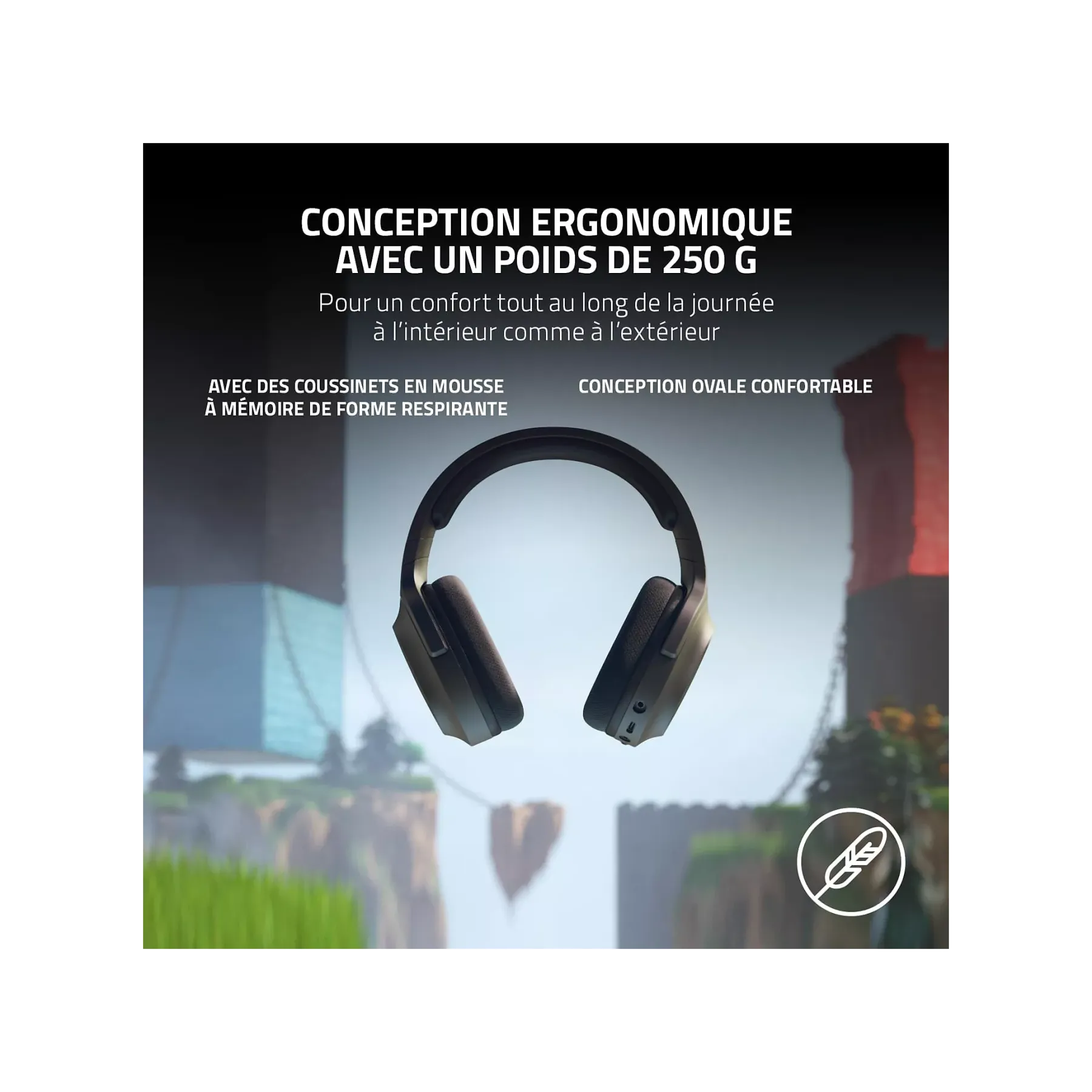 RAZER Casque gamer RAZER Barracuda X Noir