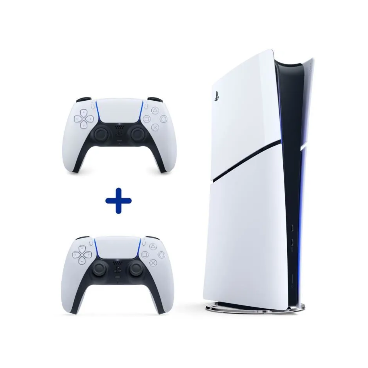 Pack de deux manettes sans fil DualSense® pour PlayStation®5 Édition Numérique - 825 Go