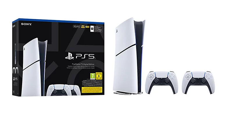 Pack de deux manettes sans fil DualSense® pour PlayStation®5 Édition Numérique - 825 Go