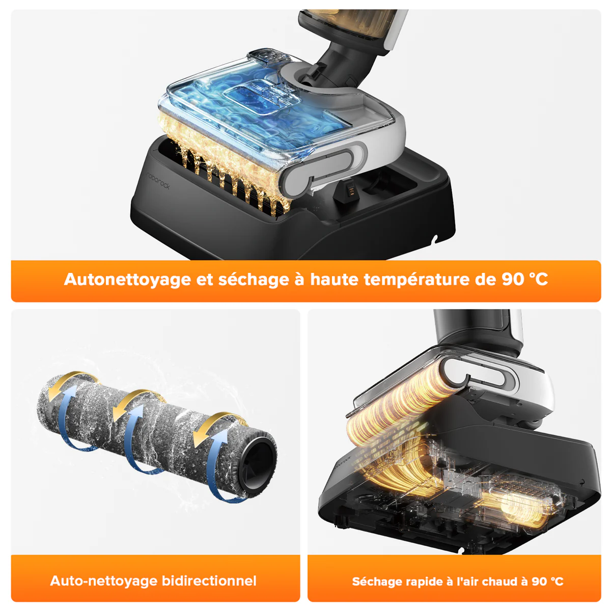 Roborock F25 BX & F25 LT aspirateur laveur sans fil sec et humide