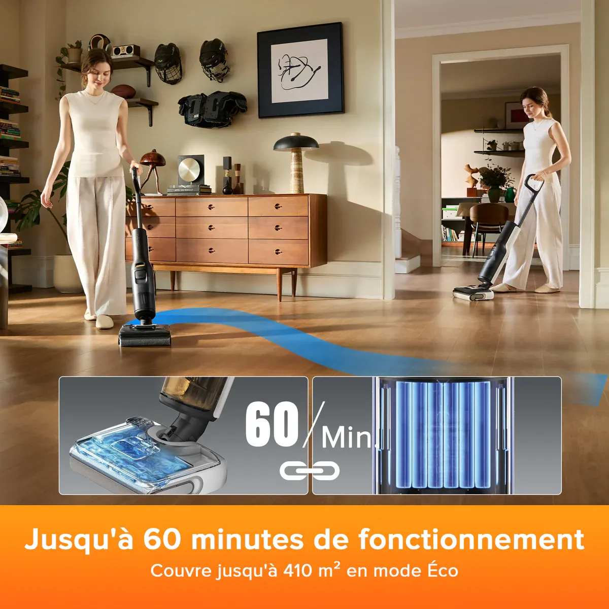 Roborock F25 BX & F25 LT aspirateur laveur sans fil sec et humide