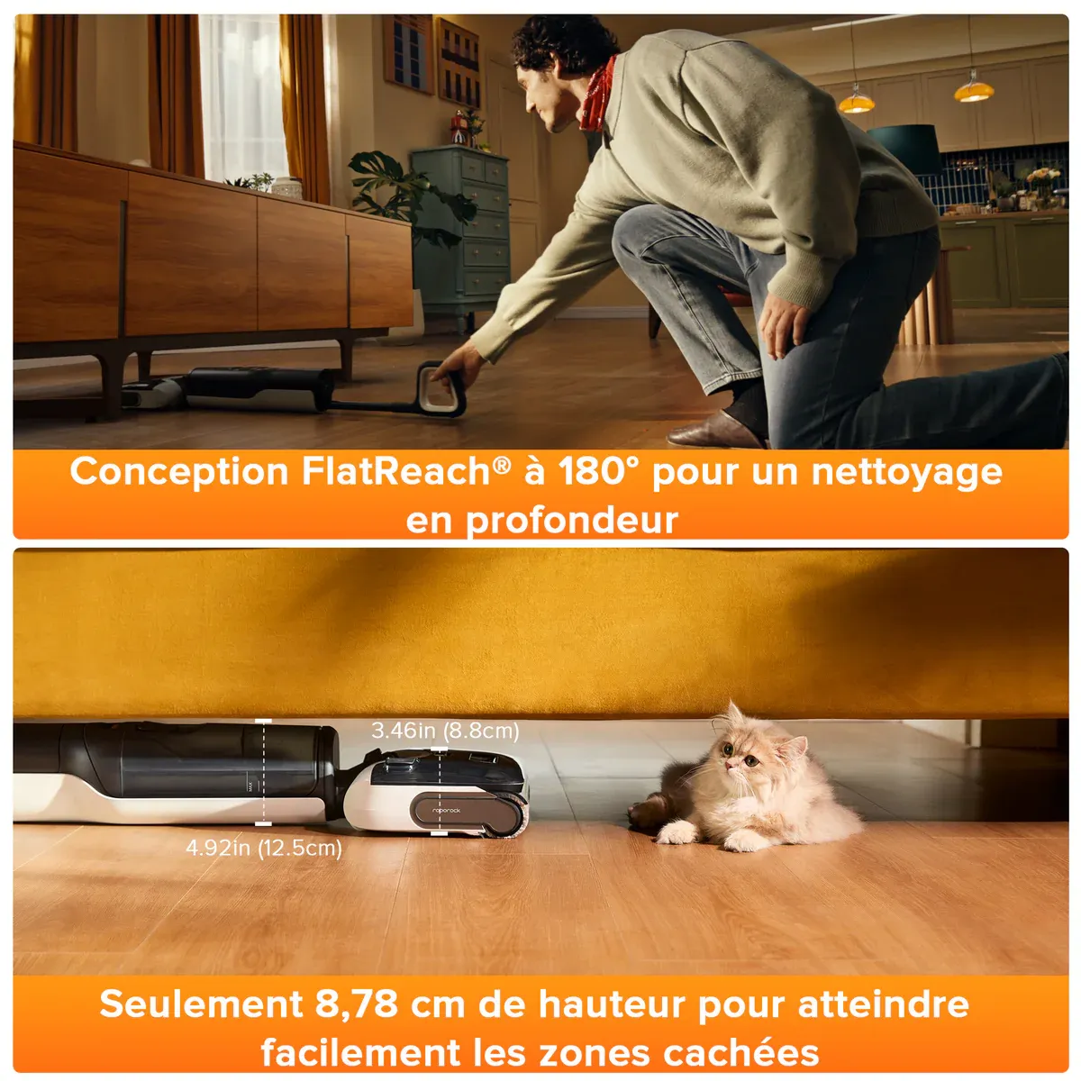 Roborock F25 BX & F25 LT aspirateur laveur sans fil sec et humide