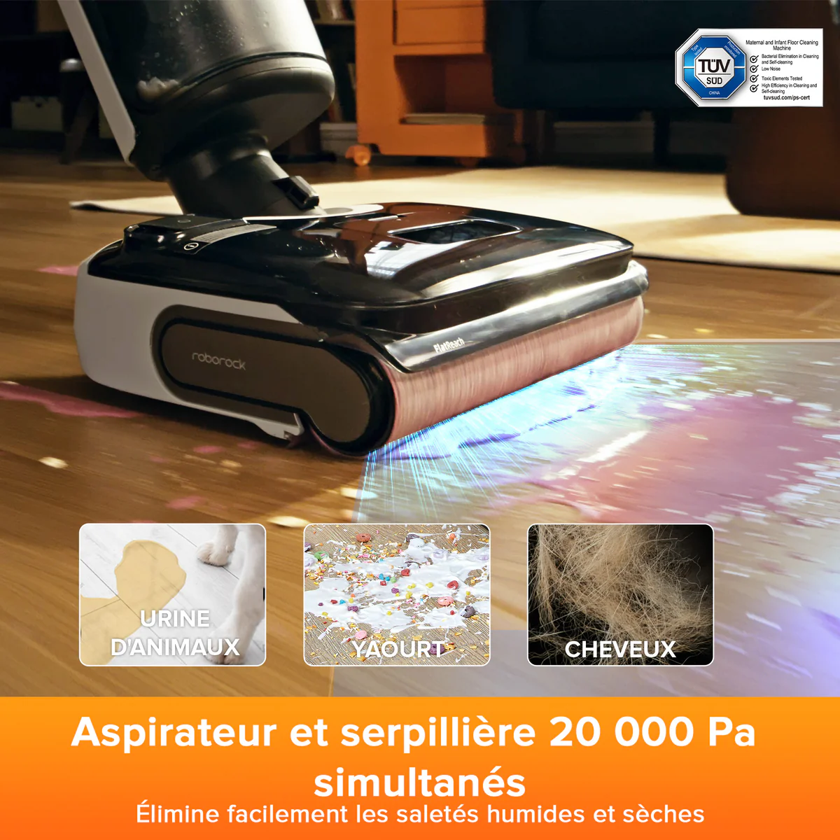 Roborock F25 BX & F25 LT aspirateur laveur sans fil sec et humide