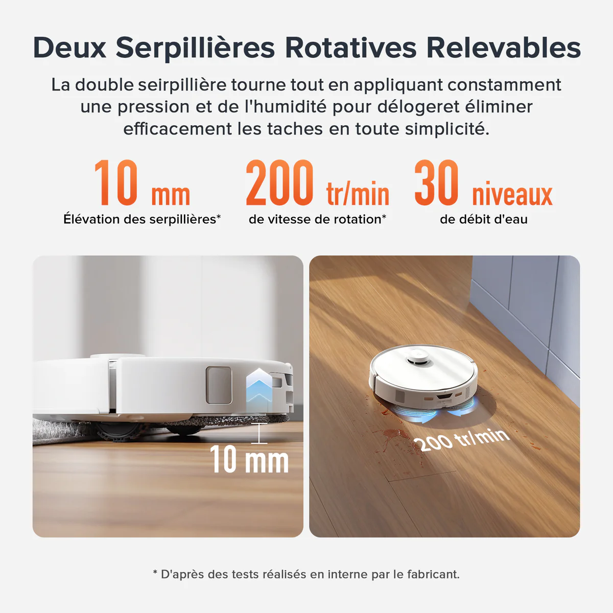 Roborock Qrevo Curv S5X Set robot aspirateur laveur avec station d’accueil multifonctionnelle 3.0