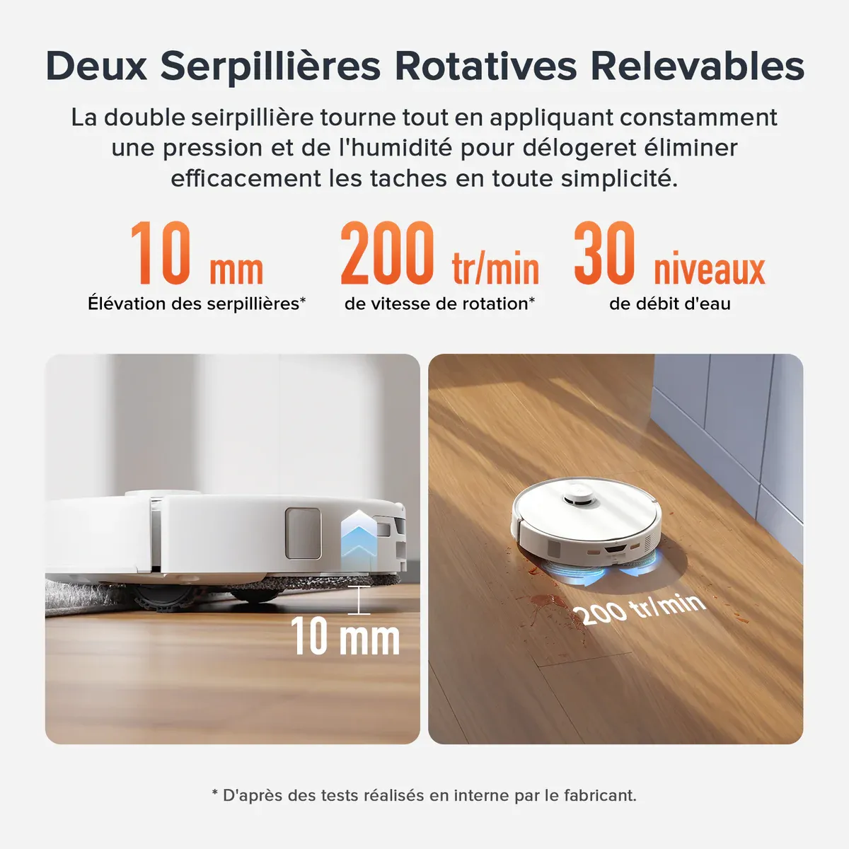 Roborock Qrevo Curv S5X Set robot aspirateur laveur avec station d’accueil multifonctionnelle 3.0