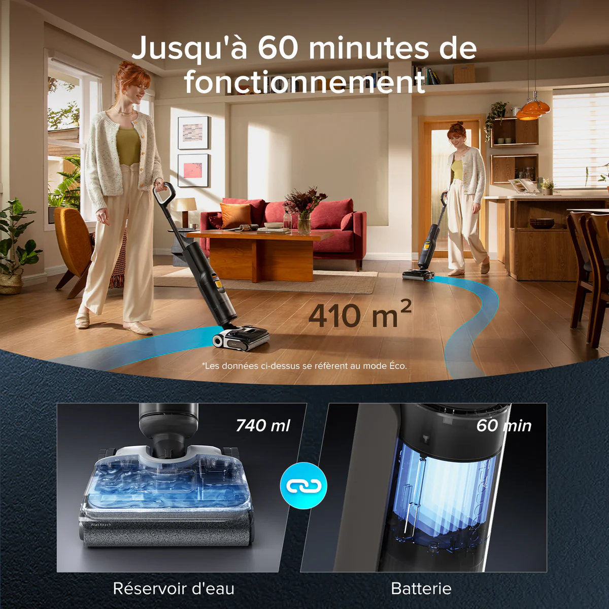 Roborock F25 XT & F25 ALT aspirateur laveur sans fil sec et humide