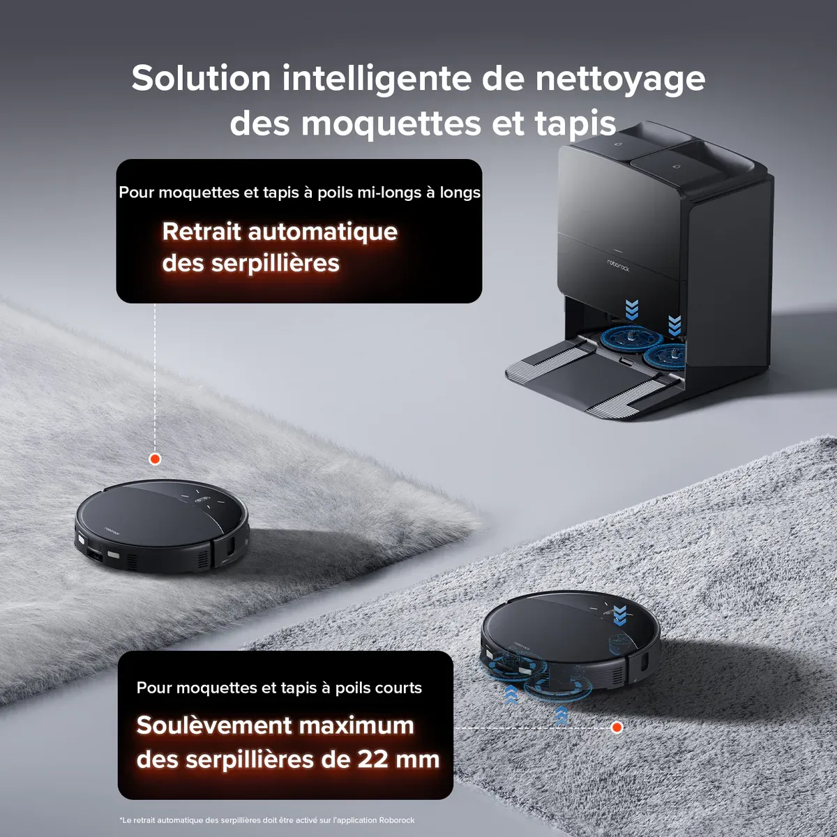 Roborock Saros 10R robot aspirateur laveur avec station d’accueil multifonctionnelle 4.0