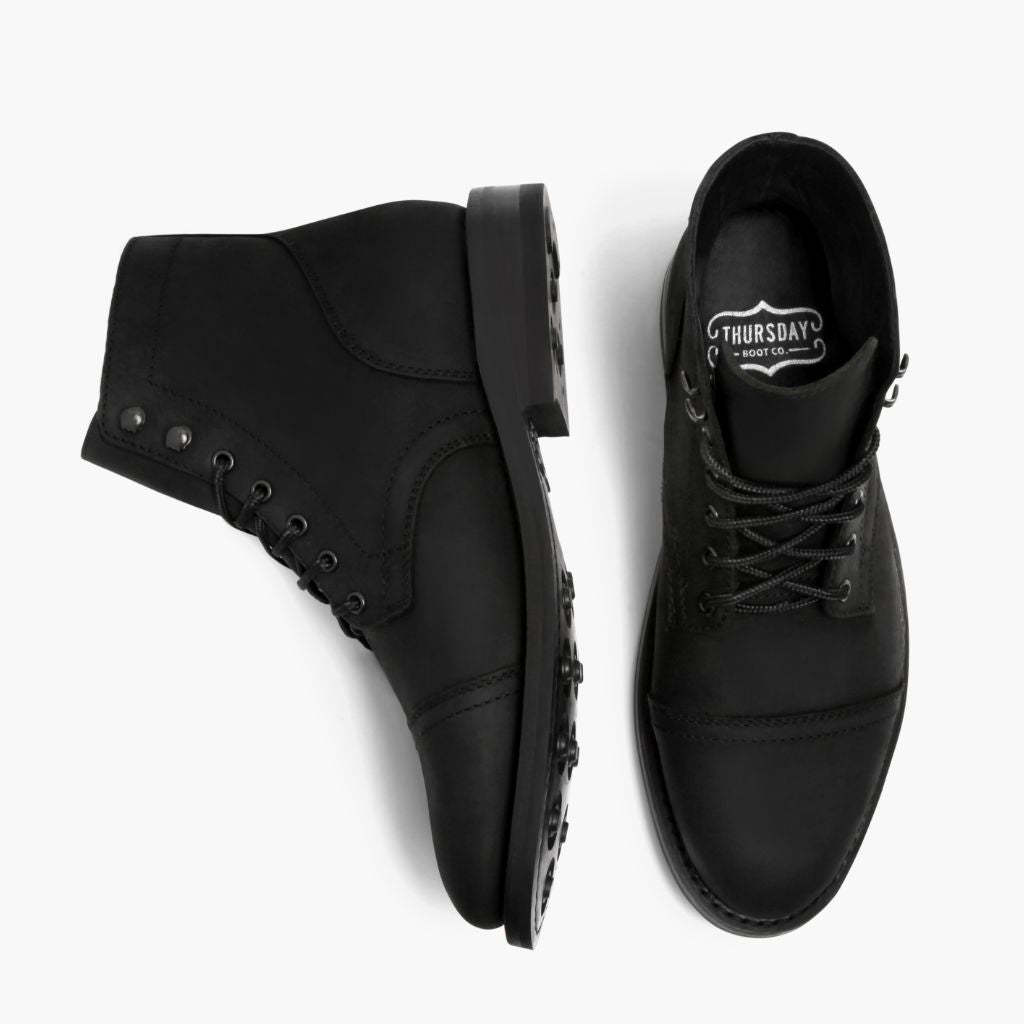 Men | Captain | Black Matte