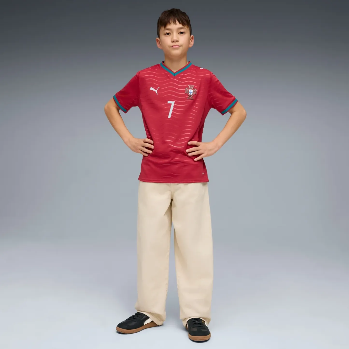 Portugal 2026 Home Ronaldo 7 Jersey - Youth