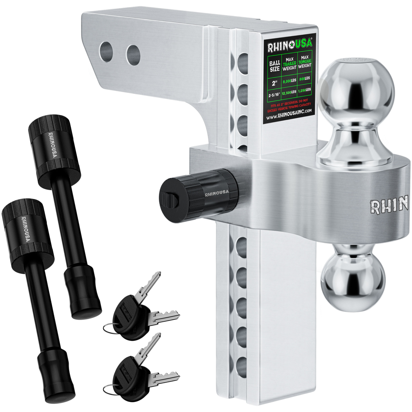 Adjustable Drop Hitch (2" Receivers)