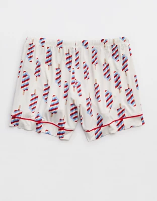 Aerie Real Soft® Pajama Boxer - Rome Blue