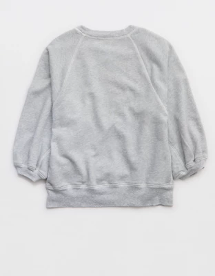 Aerie Femme Sweatshirt - Medium Heather Gray