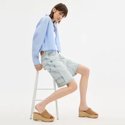 COACH®,Phoebe Platform Sandal,,Detail View