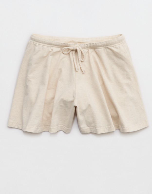 OFFLINE By Aerie OG Cotton Flowy Short - Heather Frost
