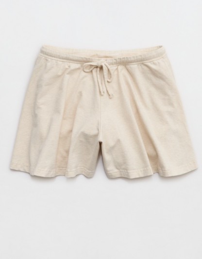 OFFLINE By Aerie OG Cotton Flowy Short - Heather Frost