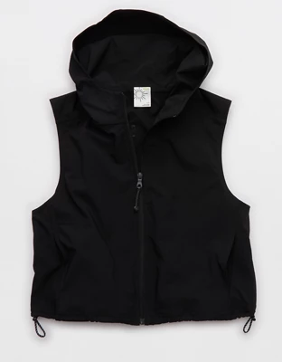 OFFLINE By Aerie Nice Moves Gone Fishin' Vest - True Black