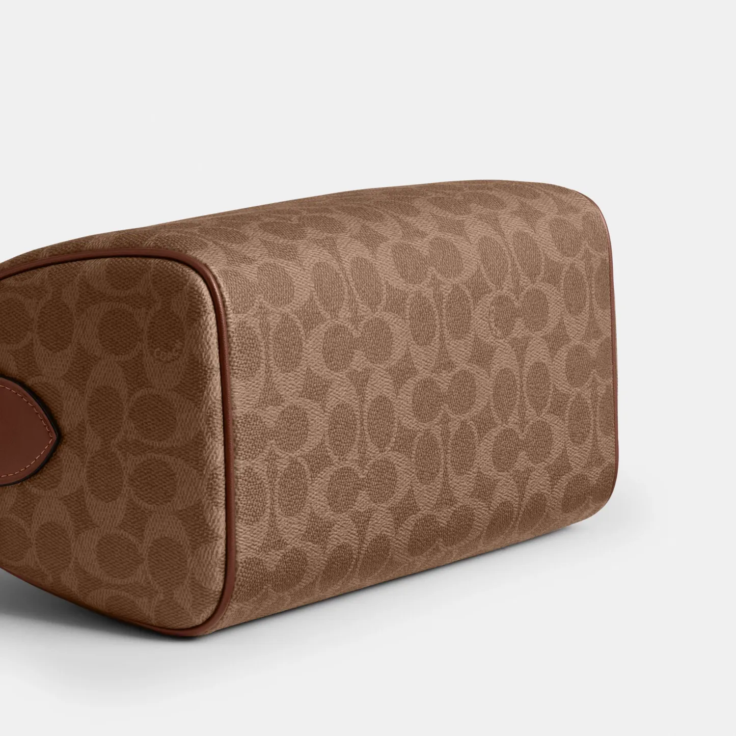 COACH®,Rowan Satchel Bag In Signature Canvas,Satchel,Piping,Casual,Work,Brown,Outsole View