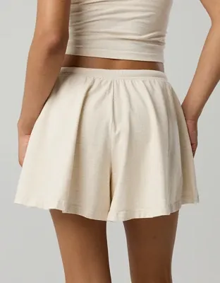 OFFLINE By Aerie OG Cotton Flowy Short - Heather Frost