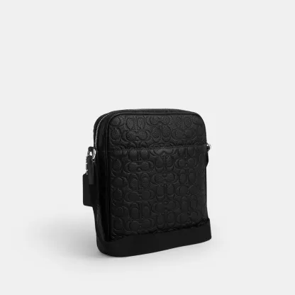 Tristan Crossbody Bag 22 In Signature Leather - SVBK - view 4