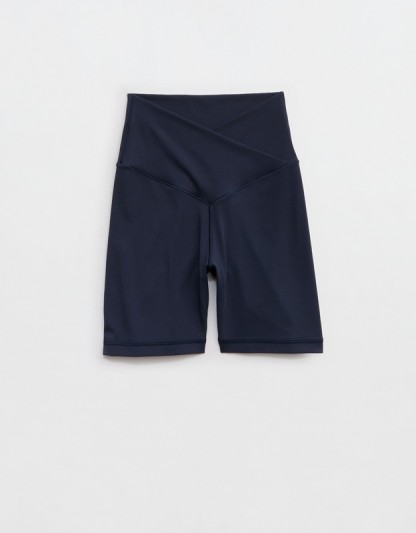 OFFLINE By Aerie Real Me Crossover High Waisted 5" Bike Short - Steel Blue