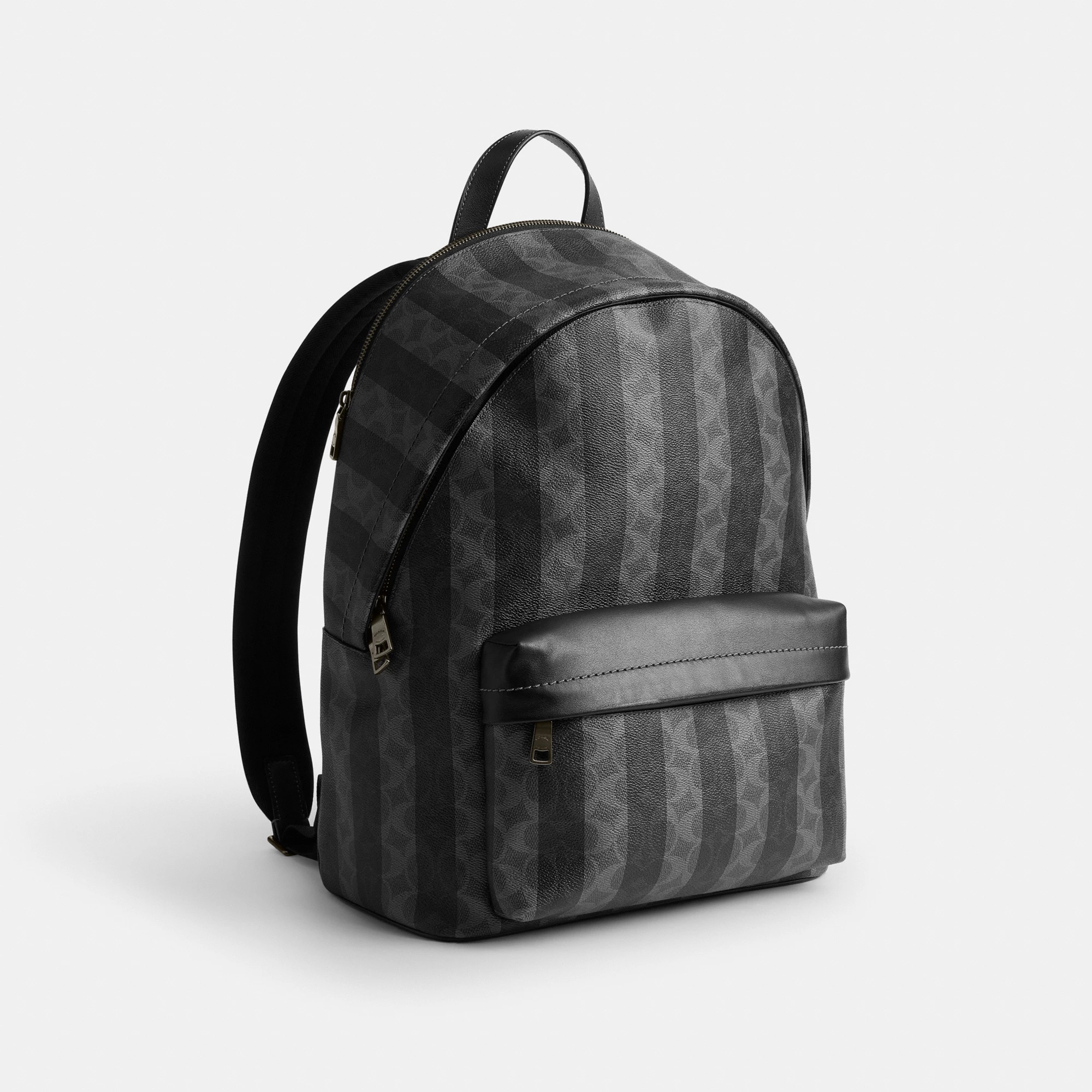 Taylor Backpack In Signature Canvas With Stripes - QBYTS - view 4
