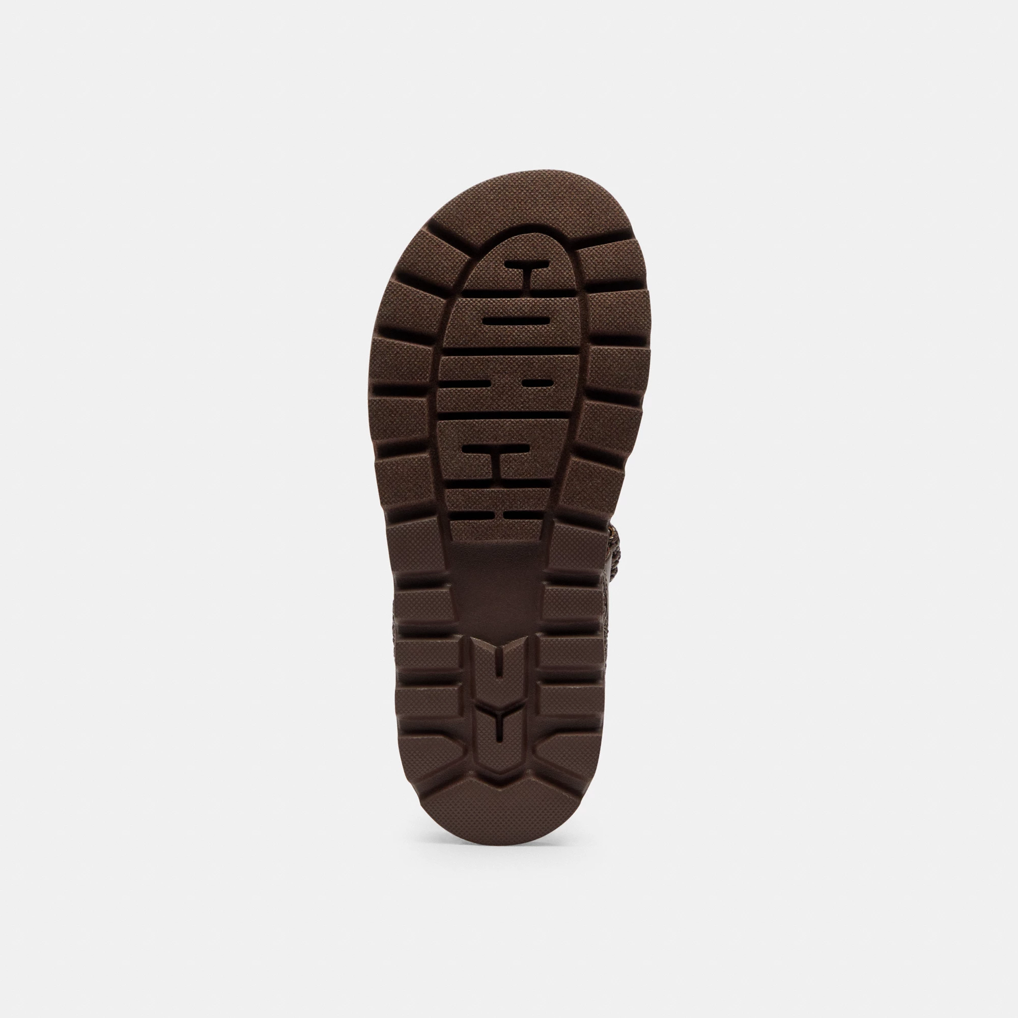 COACH®,Brynn Raffia Sandal,,Outsole View