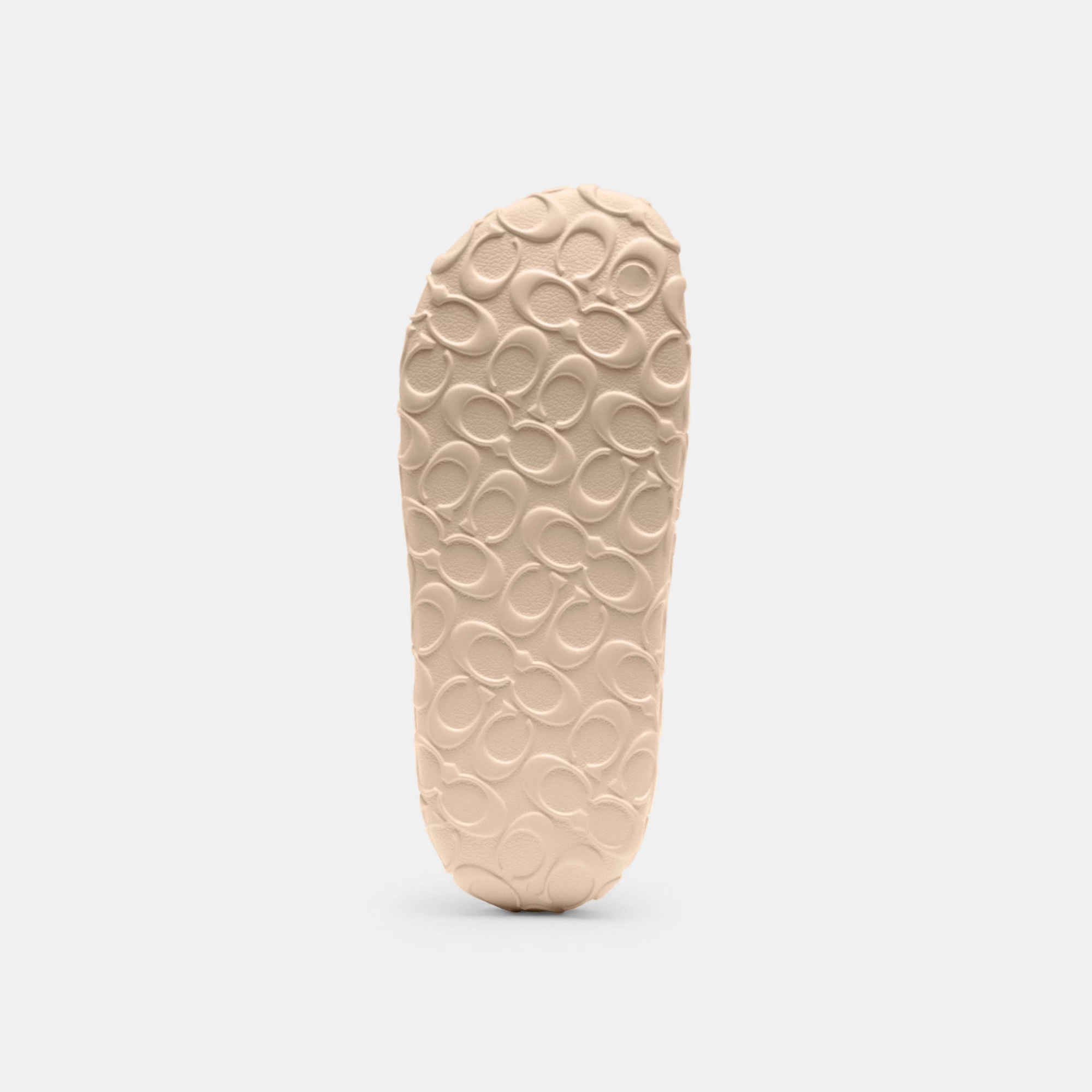 COACH®,Bay Slide In Signature,EVA,Slides,Embossed,Logo,Pull Tab,Casual,Beige,Outsole View