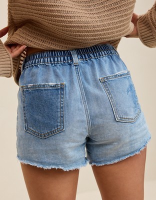 Aerie Daydream Denim Short - Medium Indigo Wash