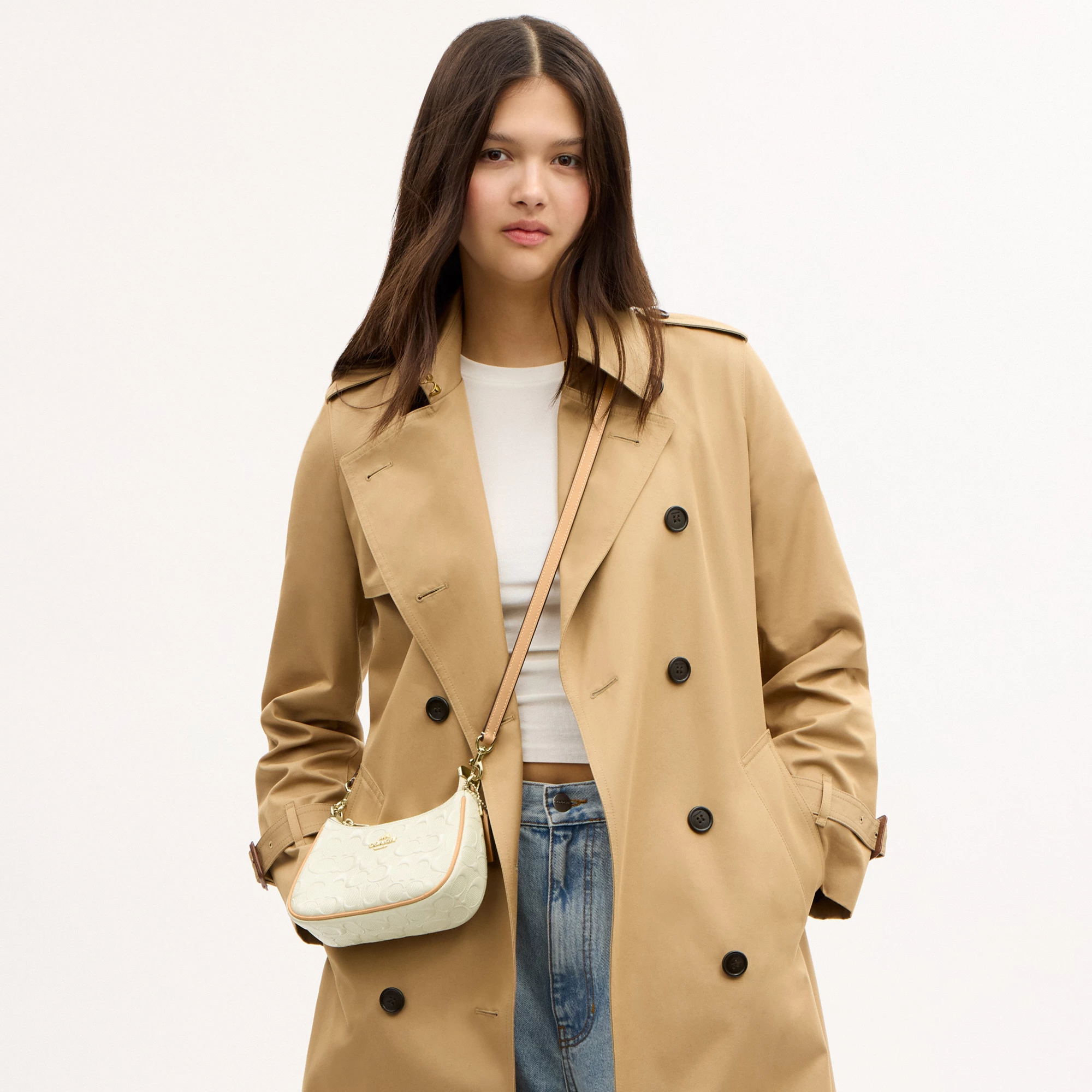 Teri Mini Crossbody Bag In Signature Leather - IMUWR - view 9
