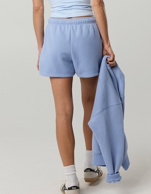 OFFLINE By Aerie 3" Cloud Fleece Short - Monaco Blue