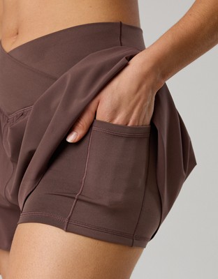 OFFLINE By Aerie Real Me Crossover Flowy Short - Relic