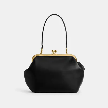 COACH®,Kisslock Frame Bag 27,,Front View